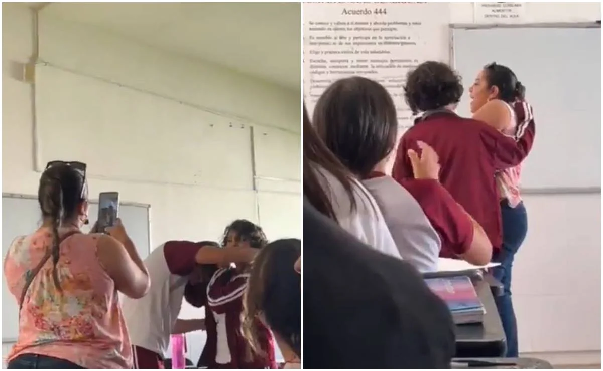 V Deo Alumna Golpea A Profesora Y Alumno En Pleno Sal N De Clases