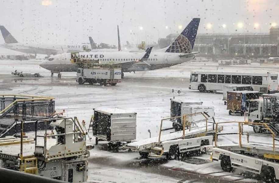 Por Tormenta Invernal Cancelan Mil Vuelos