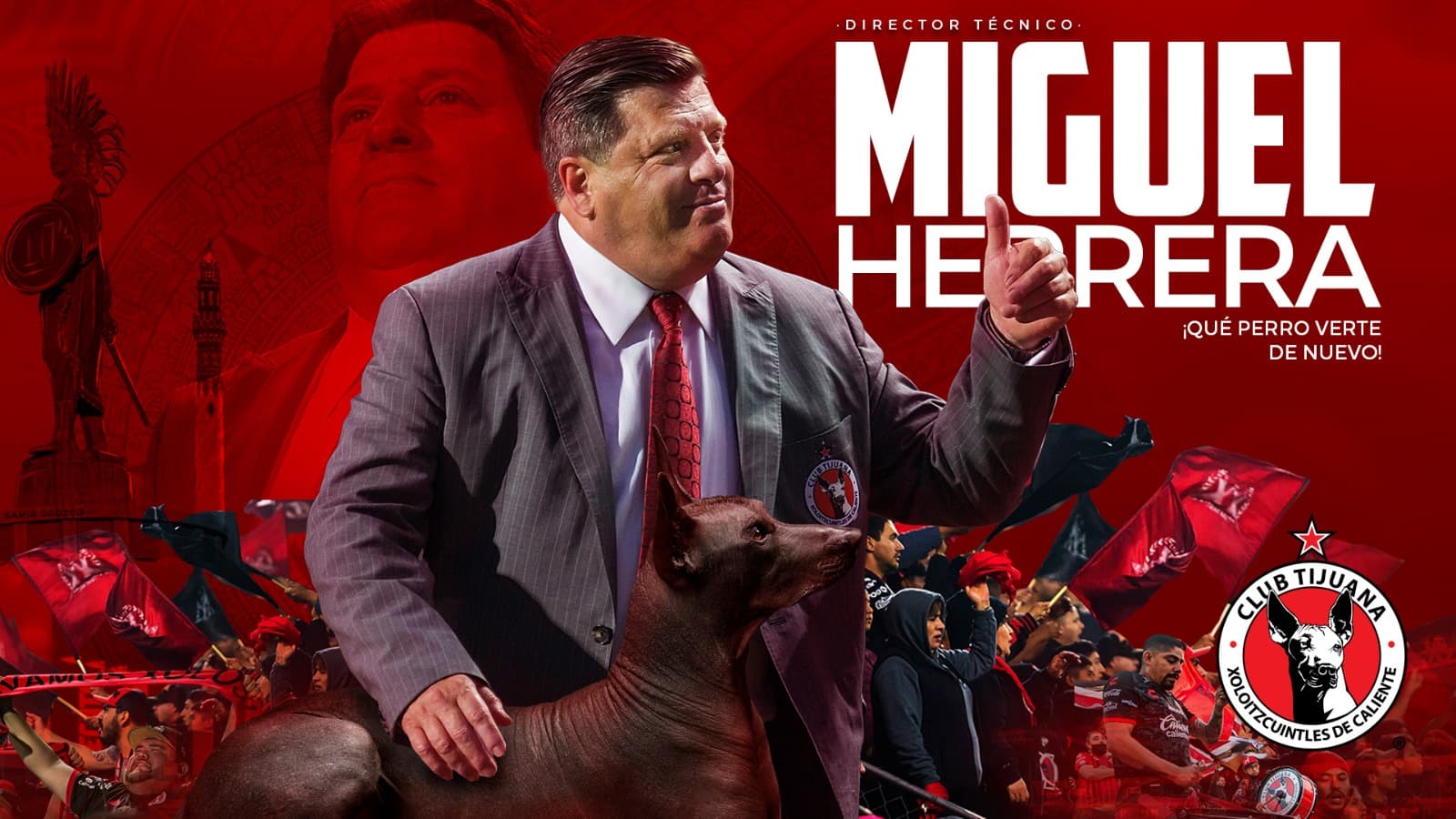 Xolos de Tijuana confirma a Miguel Herrera como su nuevo director técnico IFOTO: Cortesía