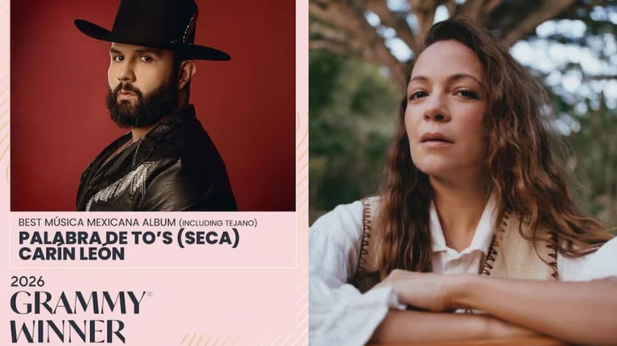Natalia Lafourcade y Carín León fueron los únicos artistas mexicanos en obtener un Grammy durante la edición 2026 de la premiación.