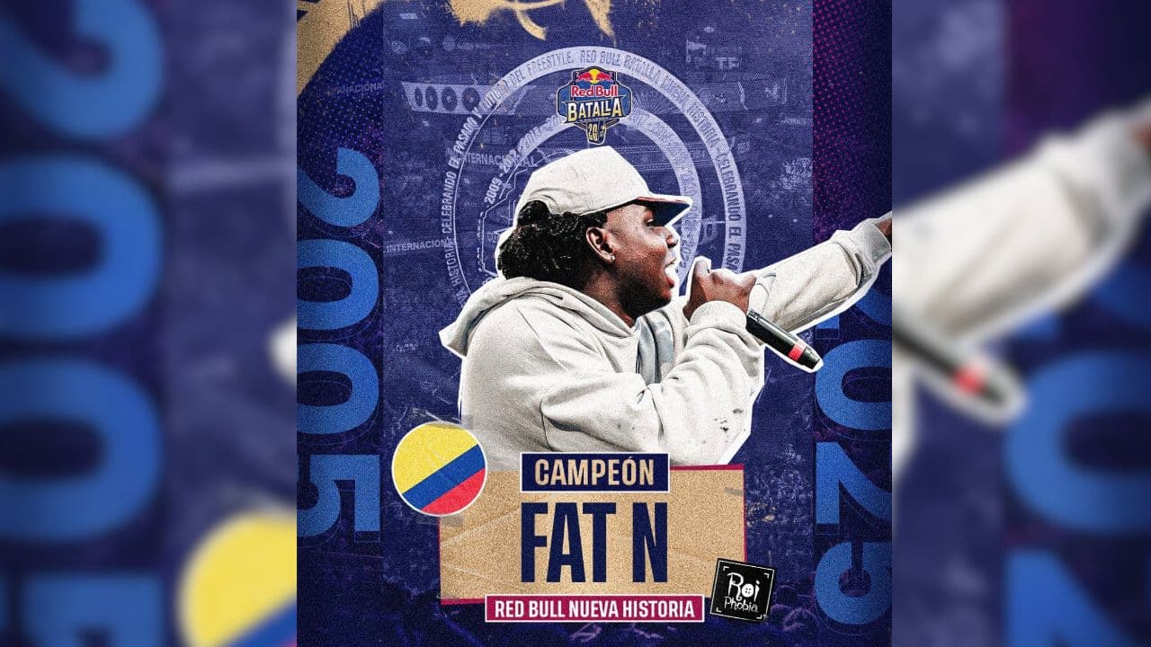 Pie de foto: Fat N levantó el título inaugural de la Red Bull “Nueva Historia” tras derrotar a BNET en una final memorable.