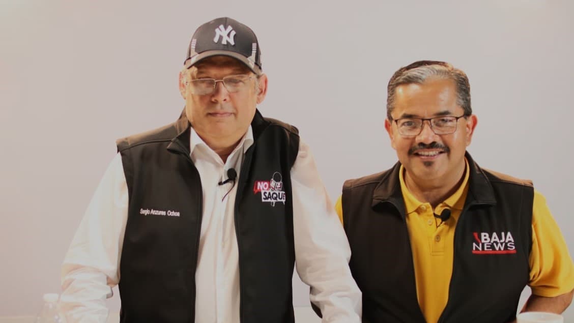 Nueva emisión de “No Le Saque” con Antonio Zermeño y Sergio Anzures IFOTO: Baja News