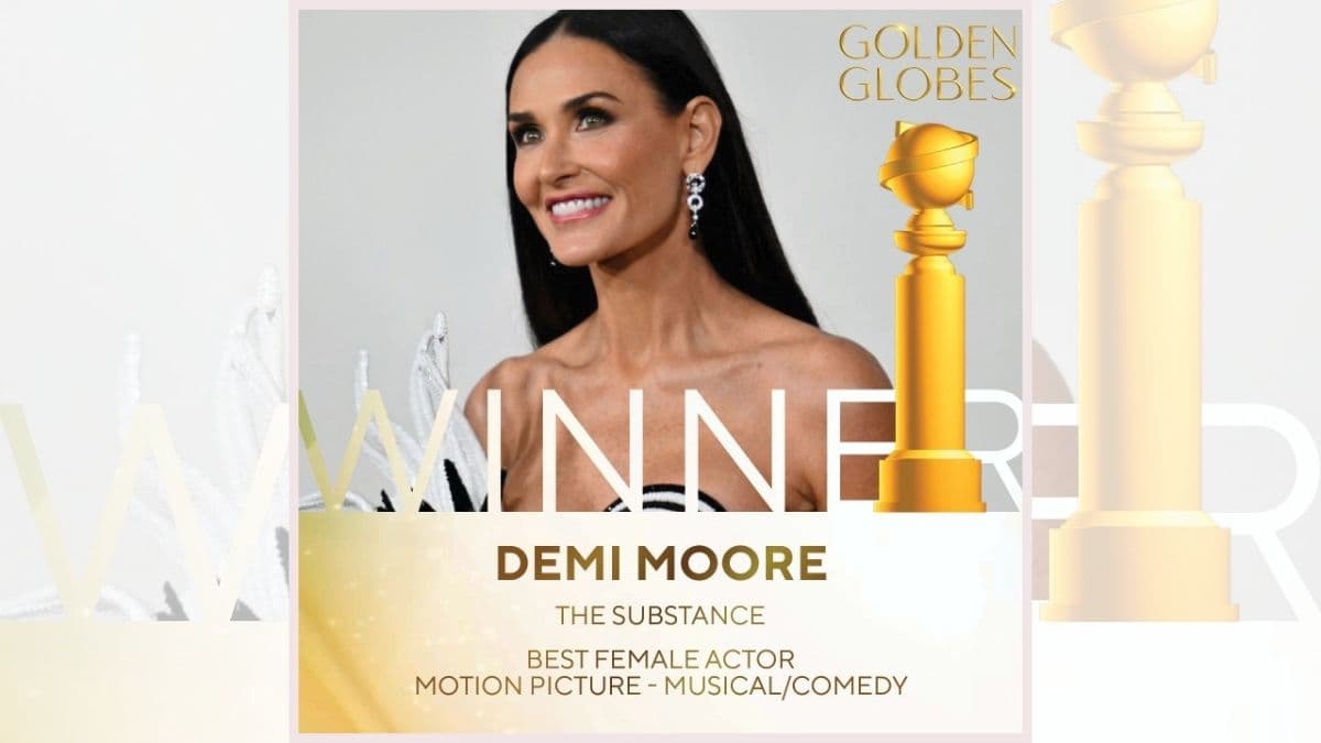 Mejor Actriz, Musical o Comedia  Demi Moore – The Substance (Ganadora)