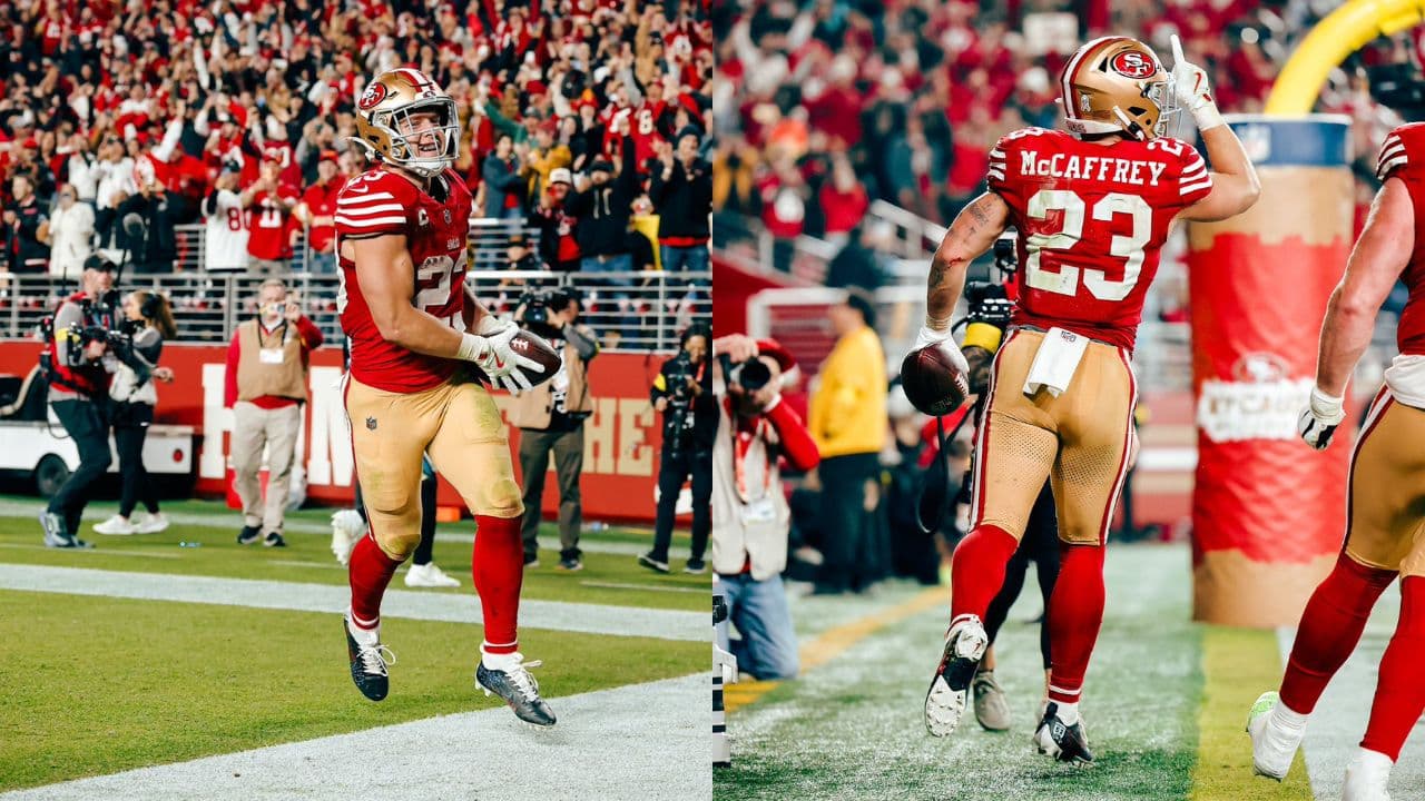 Pie de foto: Christian McCaffrey volvió a cargar con la ofensiva de San Francisco en la victoria 20-9 sobre Carolina.