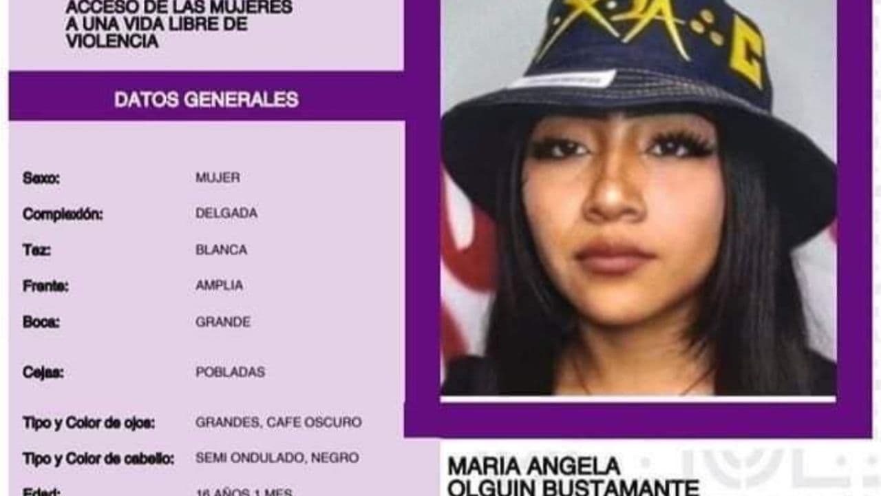 Ya fue localizada María Ángela Olguín, menor desaparecida en paradero de Indios Verdes por lo sus familiares y amigos se manifestaban en ese sitio.