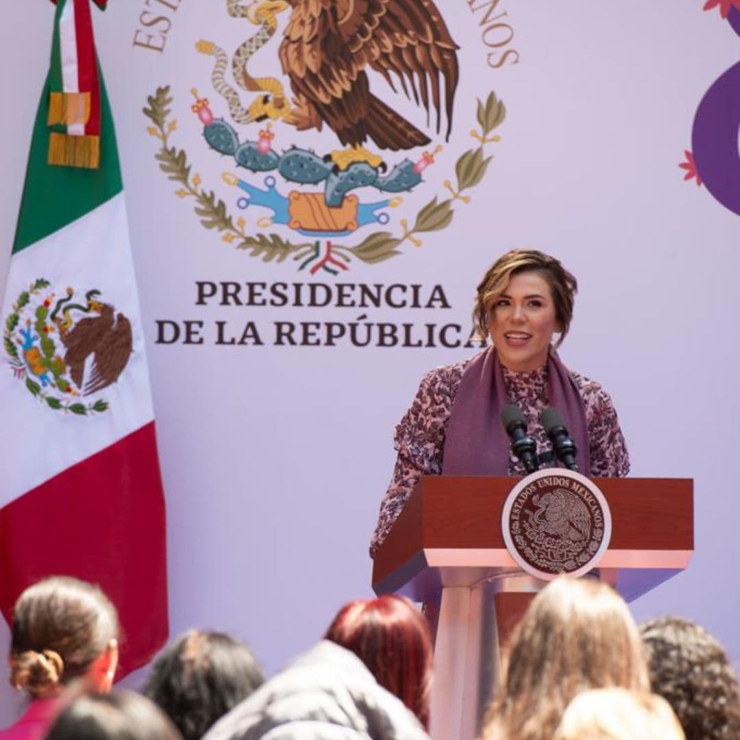 Juntos para erradicar la violencia contra las mujeres: Marina del pilar y Lopez Obrador. I FOTO:  cortesía