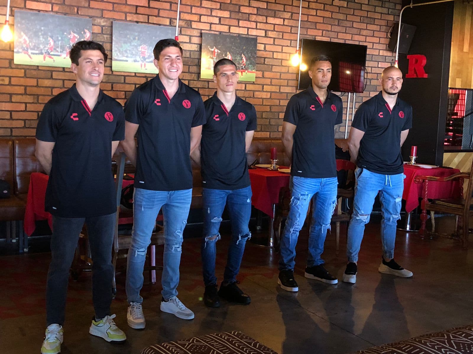 Fernando Madrigal, Rafael Fernández, Aaron Mejía, Christian Rivera y Carlos González IFOTO: CORTESÍA