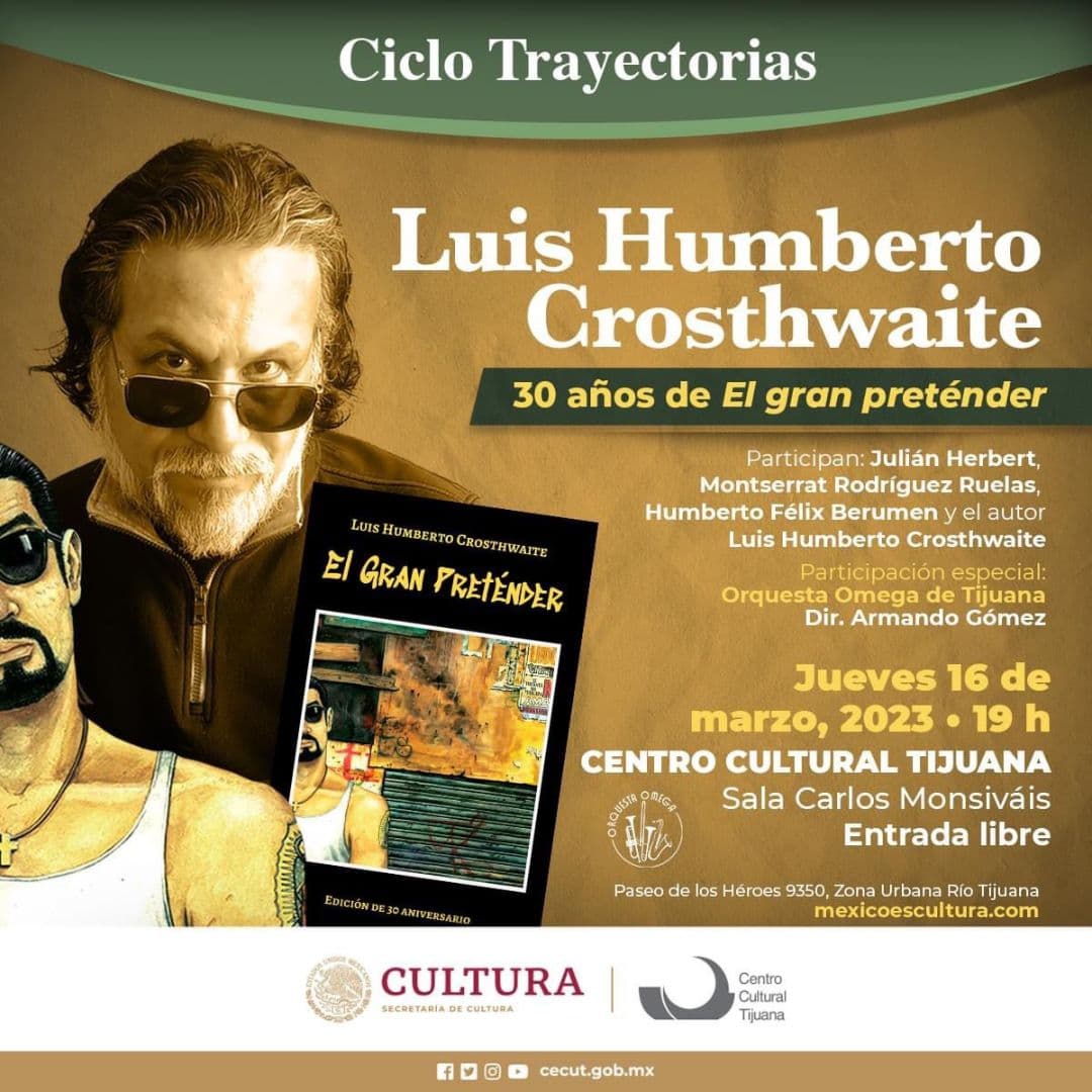 Luis Humberto Crosthwaite y su Gran PretÉnder en el Cecut. I FOTO: WEB