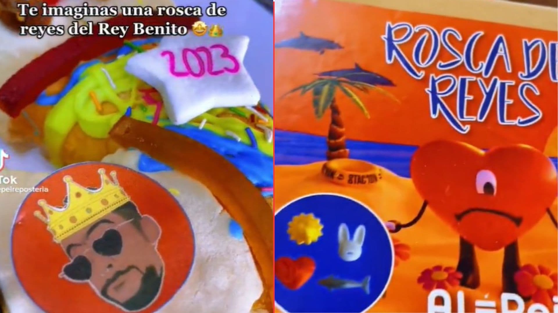La Rosca de Reyes, está preparada con los tradicionales ingredientes, ate, higo, orillas de azúcar, entre otros, pero destacan elementos alusivos al Conejo Malo.