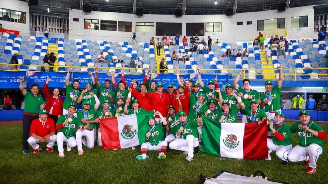Con participación de elementos de BC, México gana histórica medalla dorada en béisbol de JCC IFOTO:  Cortesía