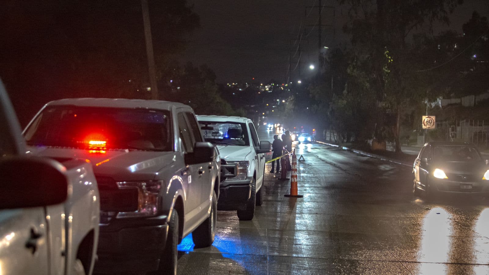 El incidente ocurrió en la noche del sábado y el coche se dio a la fuga
