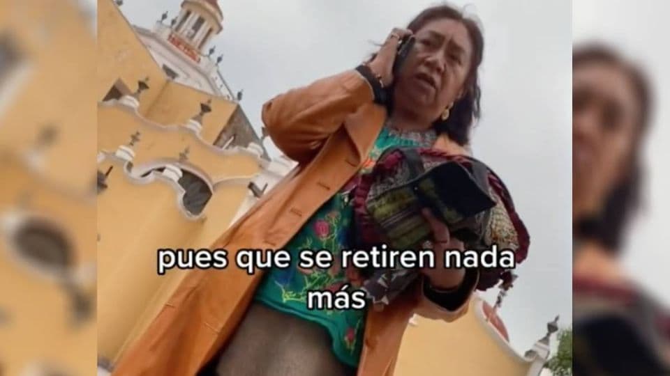 “Protégenos y con tu espada defiéndenos, lárguense o ahorita llamo al 911”, dijo la mujer.