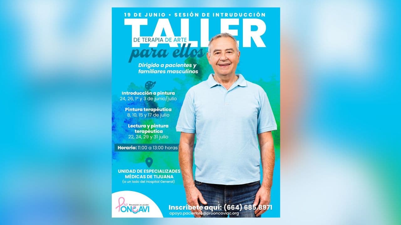 Pro Oncavi impulsa una nueva línea de talleres para pacientes oncológicos masculinos, con enfoque artístico y terapéutico.