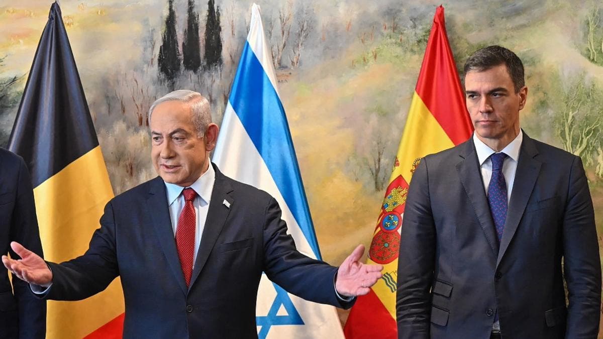 Benjamin Netanyahu y Pedro Sánchez en Jerusalén el 23 de noviembre IFOTO: Web