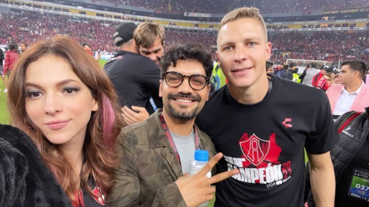 Paty Cantú (izq.) celebrando el campeonato del Atlas. (Foto: Internet)