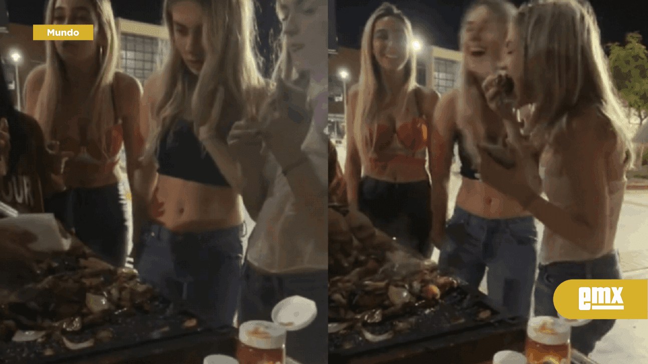 Testigos refieren que las jóvenes le estaban pidiendo que bajara los precios de los hot-dogs, y el vendedor, al negarse a esto, las mujeres decidieron tocar la comida, así como al mismo tiempo comerla y tirarla al suelo.