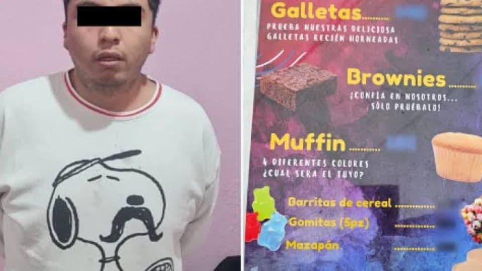 Detienen a presunto líder que vendía droga en postres en planteles educativos. I FOTO: WEB