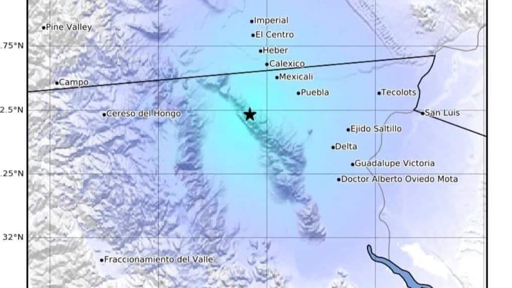 Se reporta sismo en Mexicali de 3.6 de magnitud IFOTO: Web