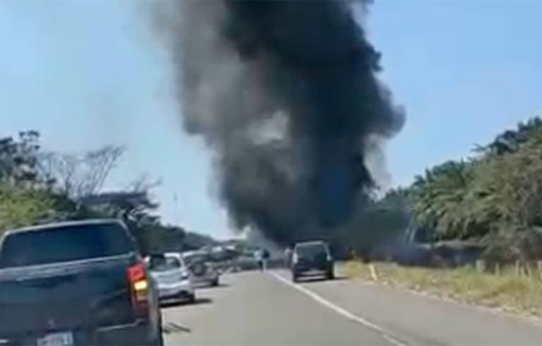 Catazajá: Accidente en la carretear Palenque - Playas IFOTO: Web