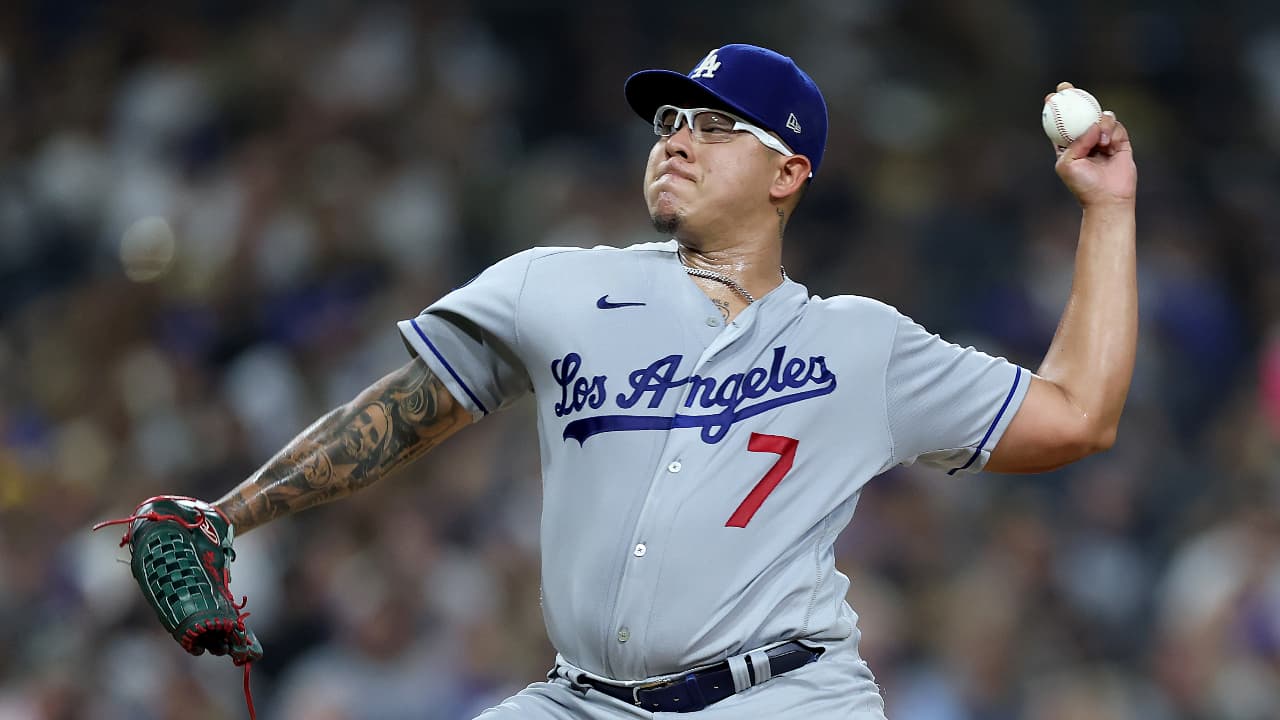 Julio Urías tuvo una gran salida ante SD esta semana, pero se fue sin decisión. (Foto: Twitter @Dodgers)