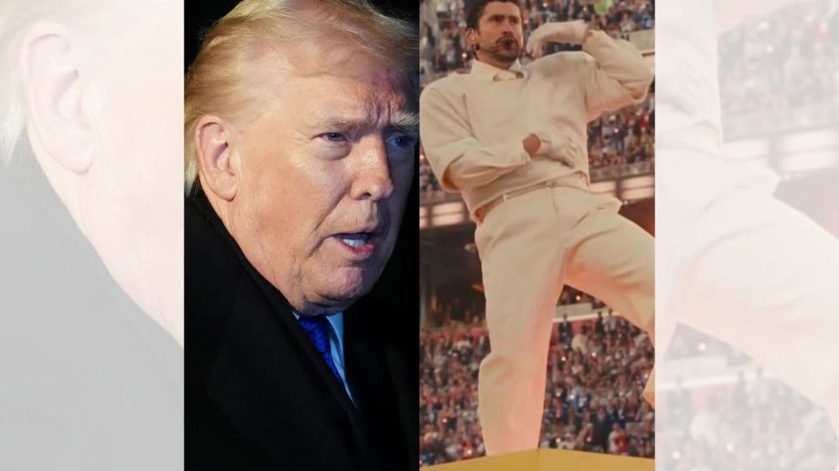 Publicación difundida por Donald J. Trump en redes sociales, donde critica el show de medio tiempo del Super Bowl y a la NFL.