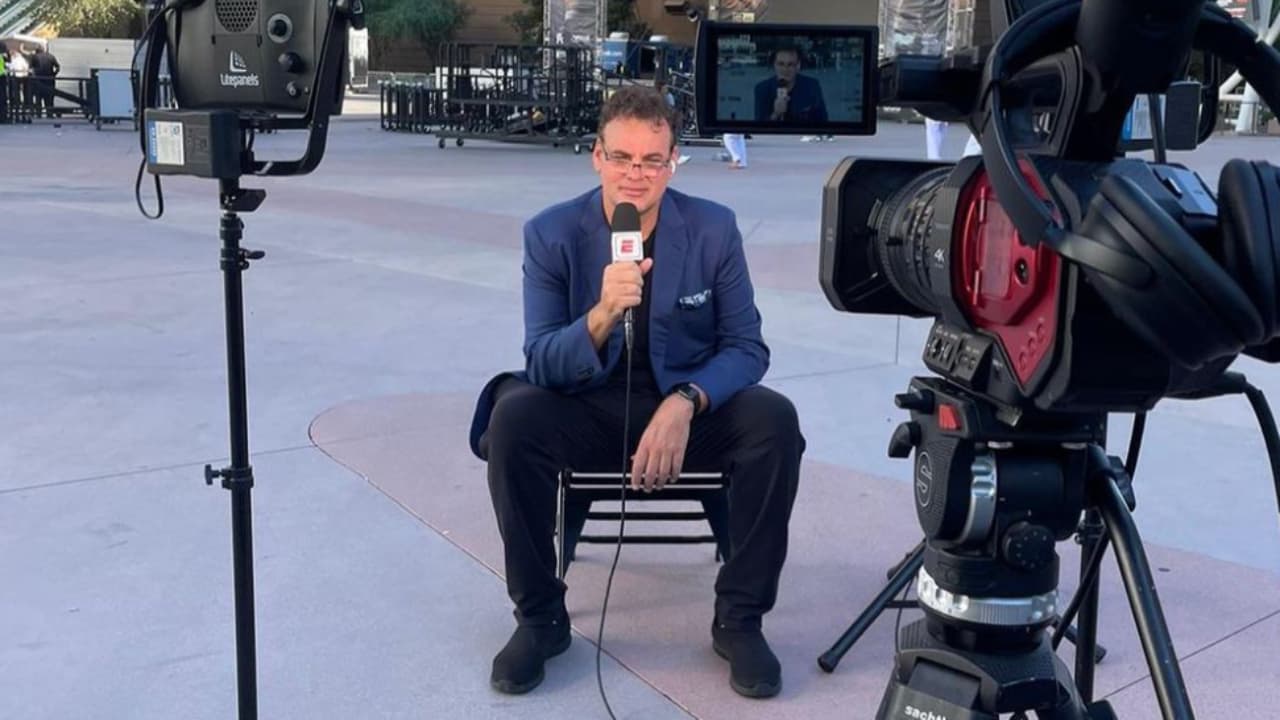 David Faitelson en uno de sus tantos enlaces para la cadena ESPN. (Foto: Instagram @davidfaitelson_espn)