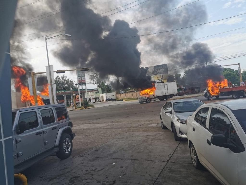Presuntamente ocasionados tras la detención de un integrante del Cártel de Sinaloa.