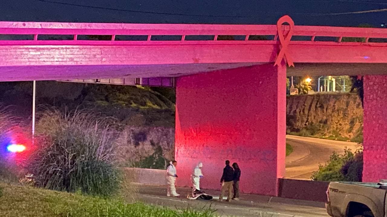 Esta madrugada fueron encontrados dos cuerpos sin vida con mensajes amenazantes IFOTO: Omar Martinez / Baja News