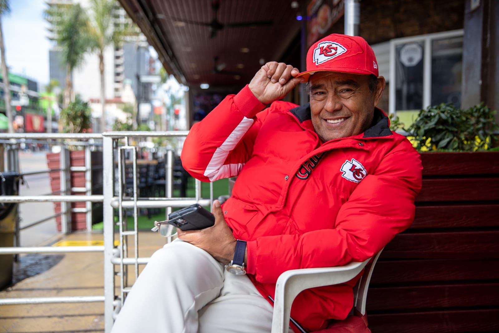 El ambiente en la ciudad fue de fiesta, con la emoción de un Super Bowl