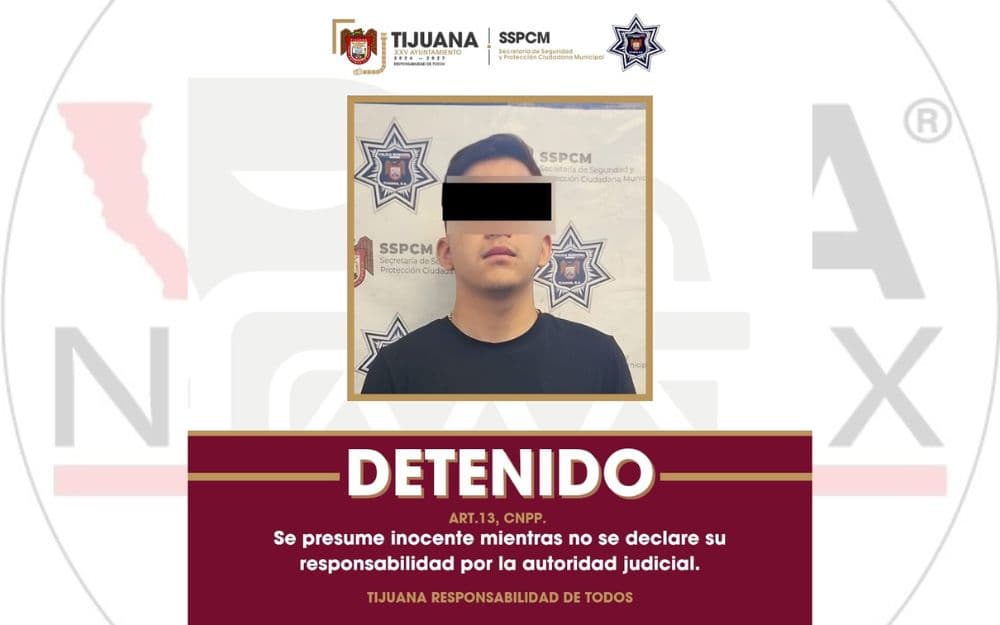 Pedro "N", presunto asesino de un adolescente, fue capturado tras una persecución en Tijuana.