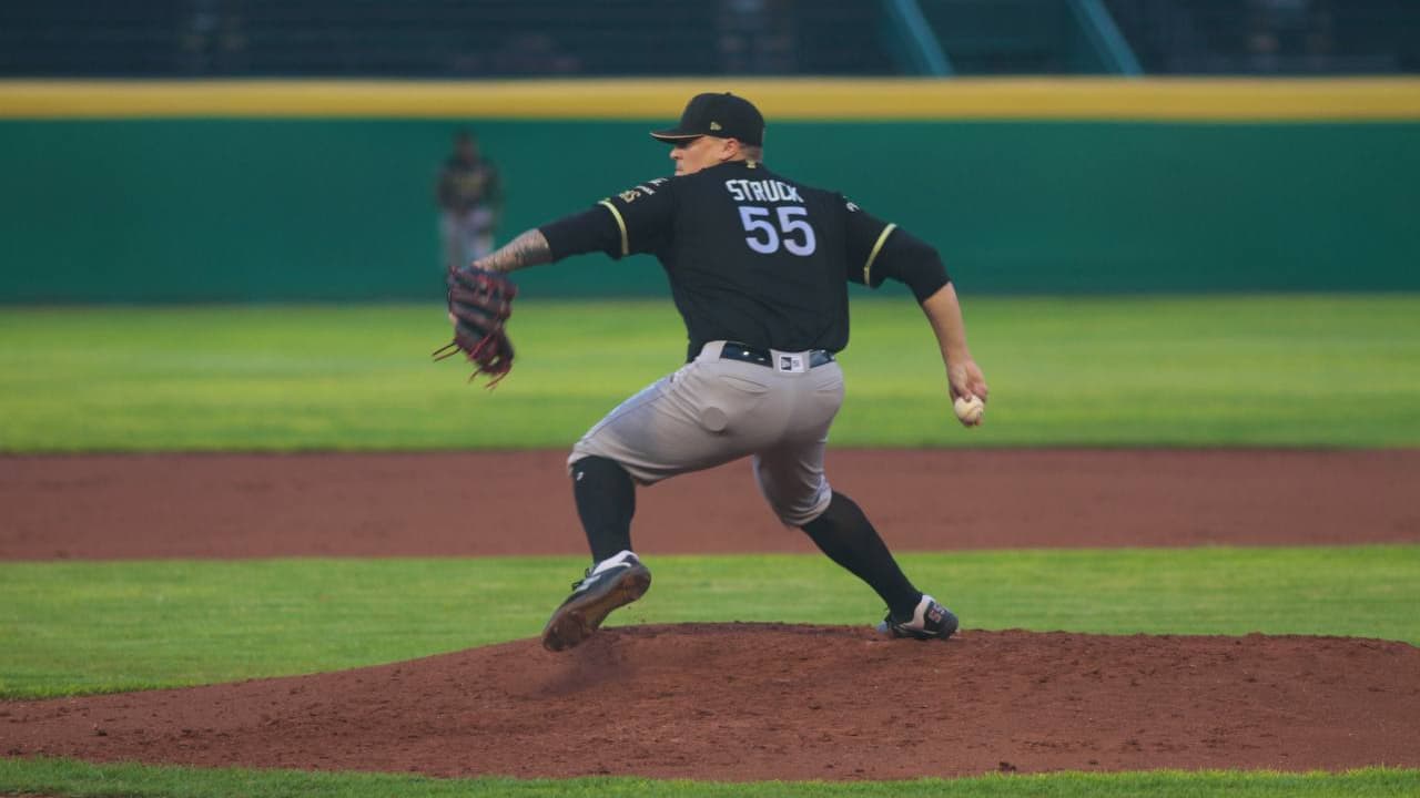 Nick Struck (1-0) tuvo una gran salida para asegurar el triunfo de los Toros en Aguascalientes. (Foto: Twitter @TorosDeTijuana)