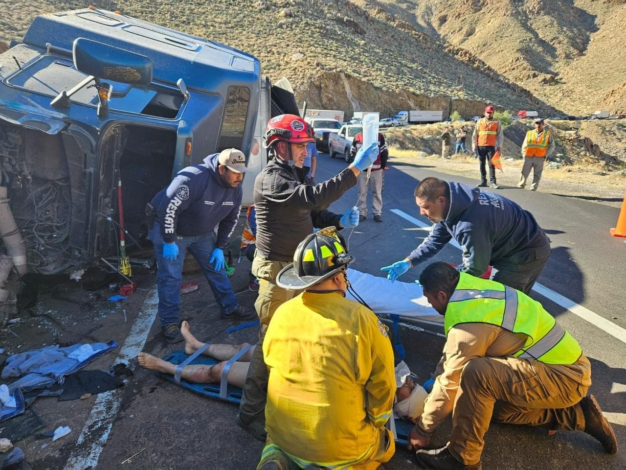 En el lugar se realizaron operaciones de rescate