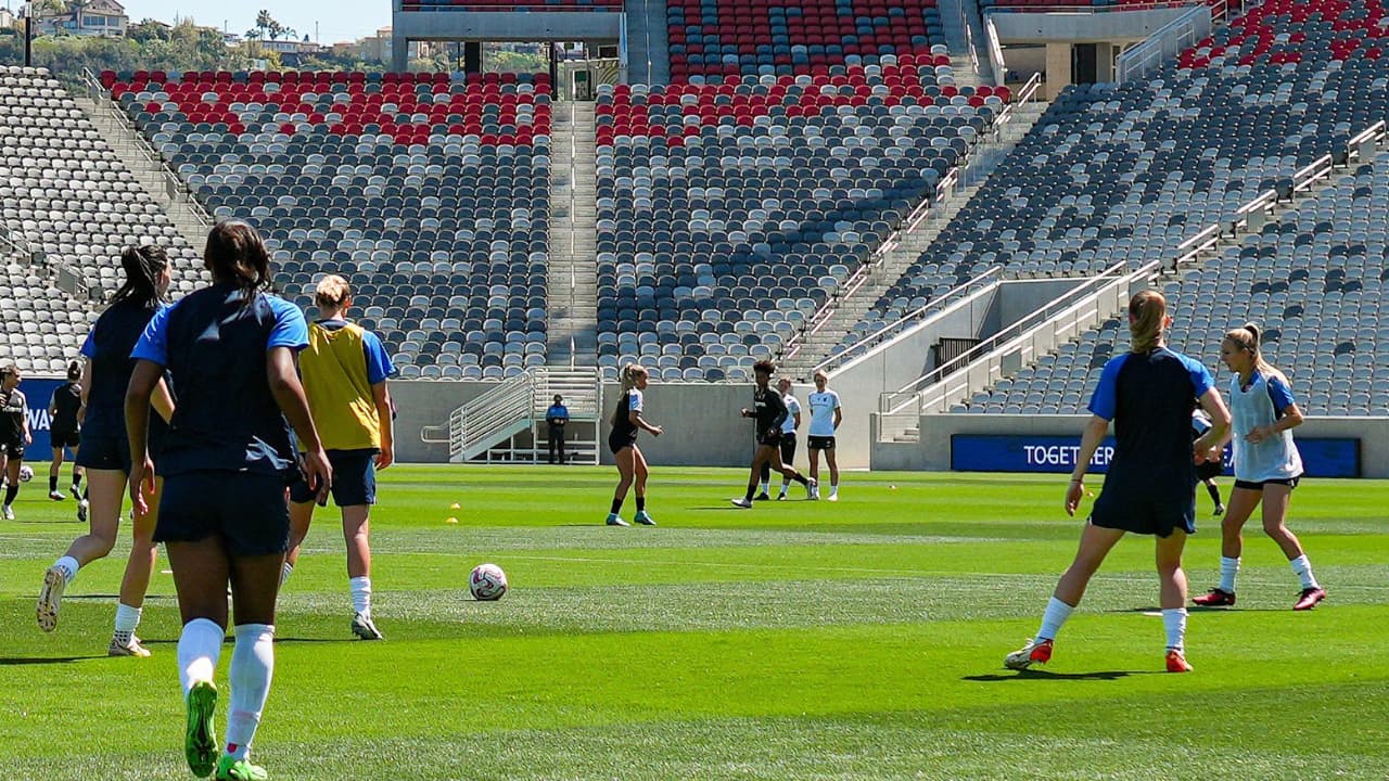 SD Wave FC concluyó sus prácticas esta mañana en el Snapdragon Stadium. Todo listo para la "Season 2". (Foto: Cortesía SD Wave FC)