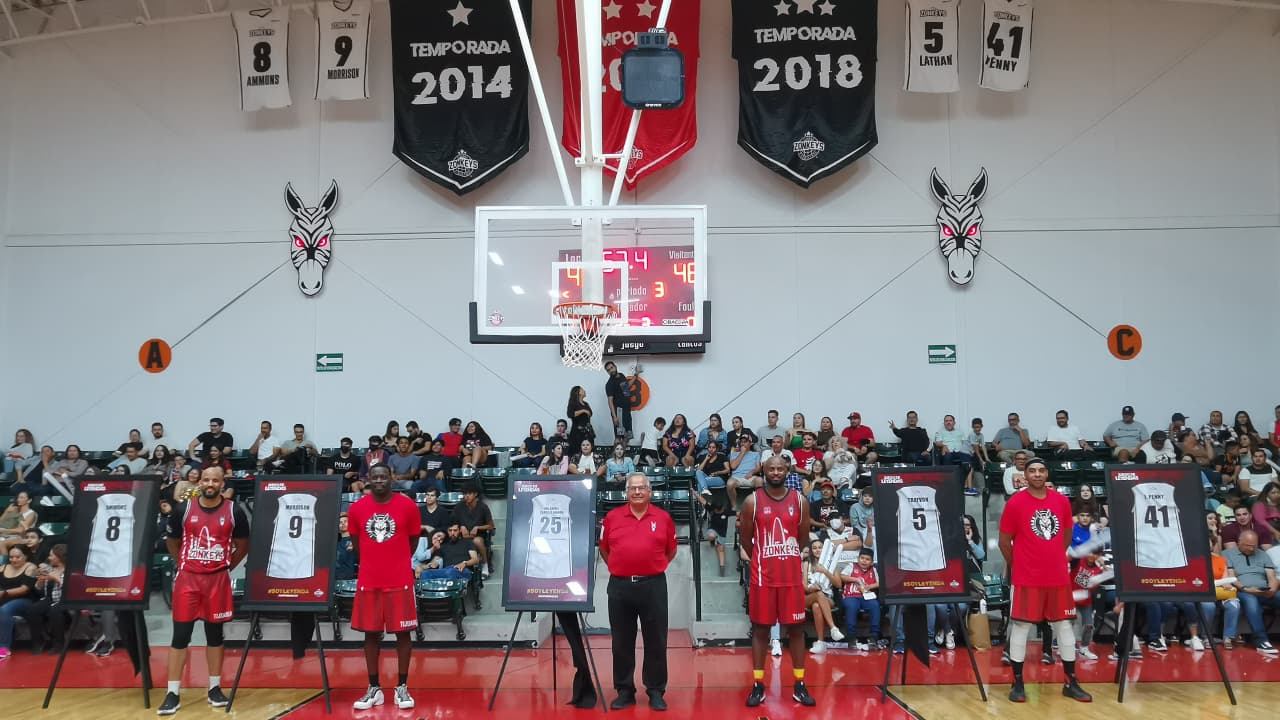 Tijuana Zonkeys organizó una gran fiesta para reconocer a los mejores jugadores de su historia. (Foto: Cortesía Tijuana Zonkeys)