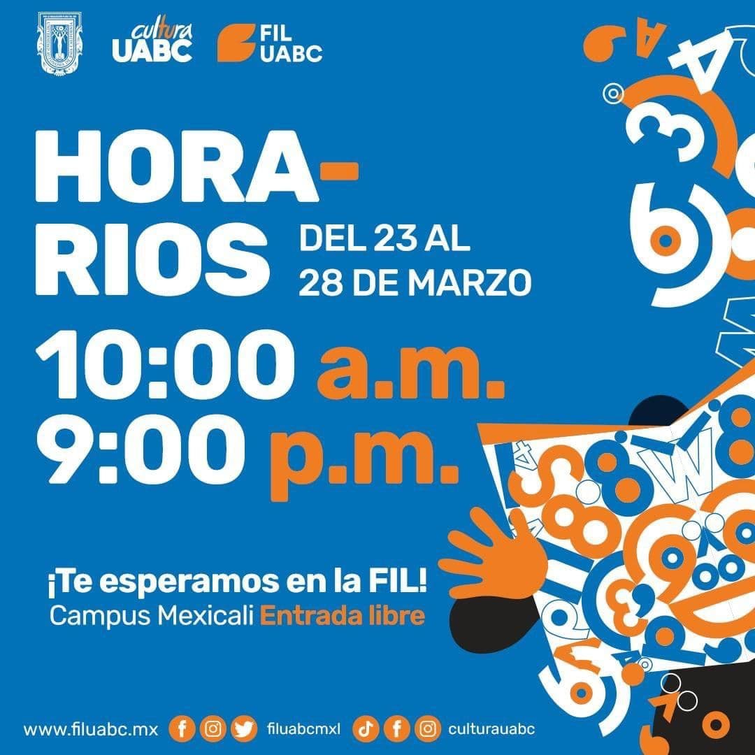 Arrancó esta semana la Feria Internacional del Libro, UABC. I FOTO: WEB