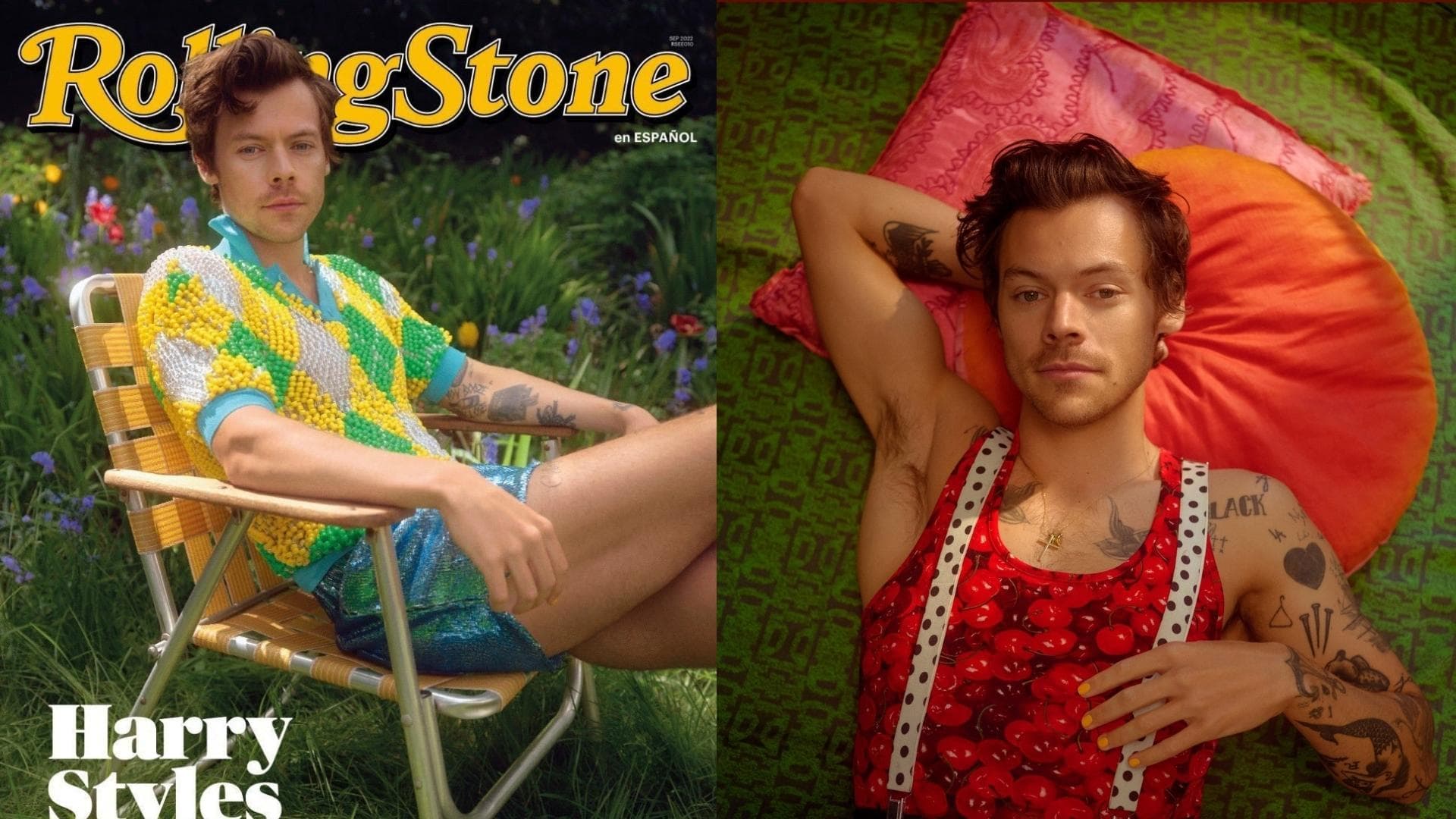 Harry Styles para portada de Rolling Stones Español I Foto: Cortesía