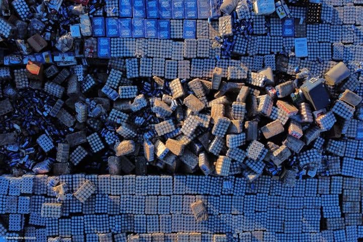 Mexicali: destrucción de 87 mil cervezas decomisadas durante pandemia IFOTO: Twitter El Pollo