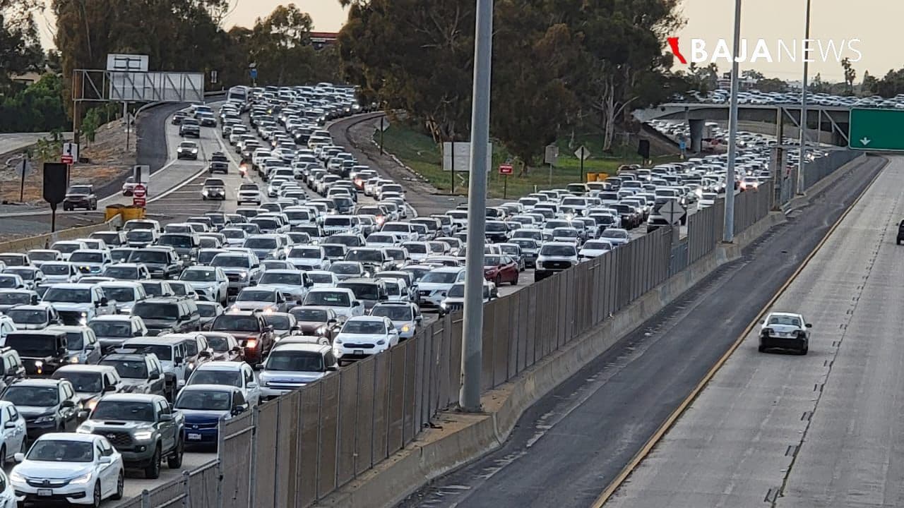 Tijuana; quinto lugar en tráfico en el país IFOTO: Baja News