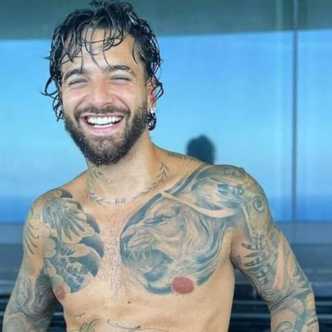 Maluma encendió las redes sociales con fotografías “como Dios lo trajo al mundo”. I FOTO: WEB