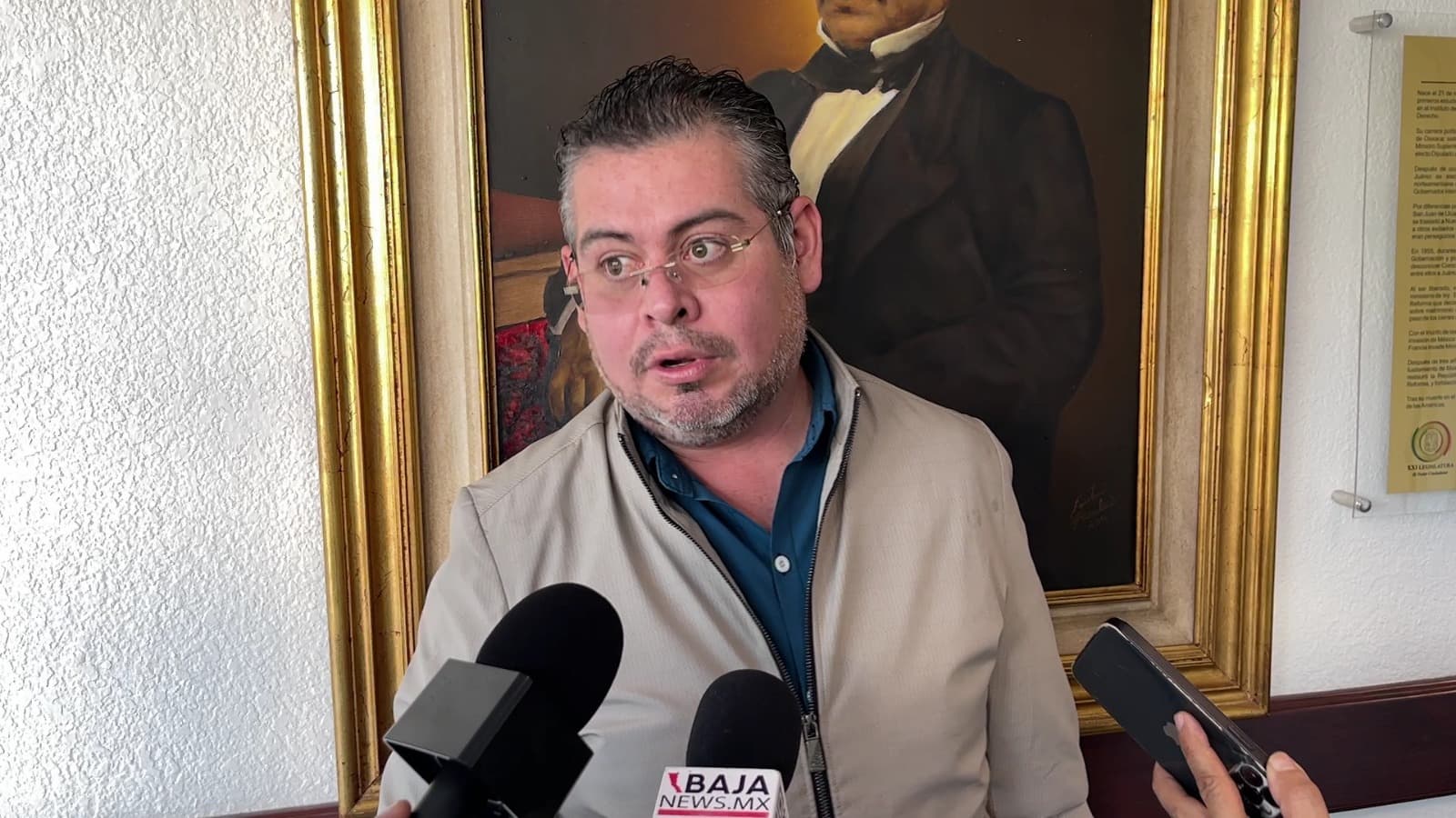Joel Abraham Blas Ramos, representante ante el IEE, presentó la denuncia ante la Sindicatura Municipal por presuntas irregularidades en un evento realizado en Los Algodones.