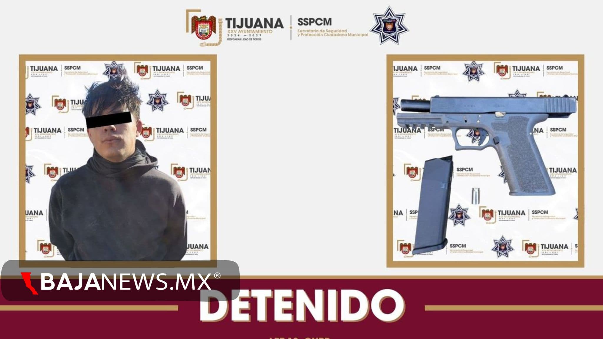 Policías municipales capturaron a uno de los presuntos asaltantes y aseguraron varios objetos robados.