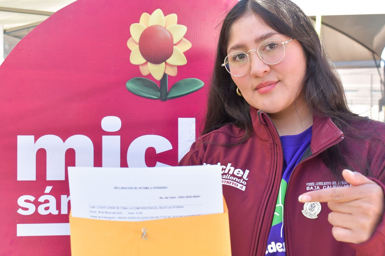 a diputada también mencionó que otras víctimas de Ernesto "N" se han comunicado con ella para ofrecer más información y apoyo