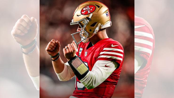 Brock Purdy fue clave para San Francisco con pases y acarreos decisivos en la victoria ante Chicago.