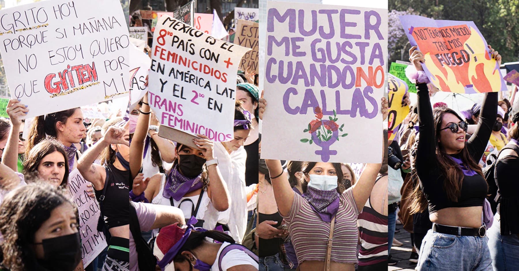 Videos virales: Así se vivió la marcha del 8M en la Ciudad de México IFOTO: Web