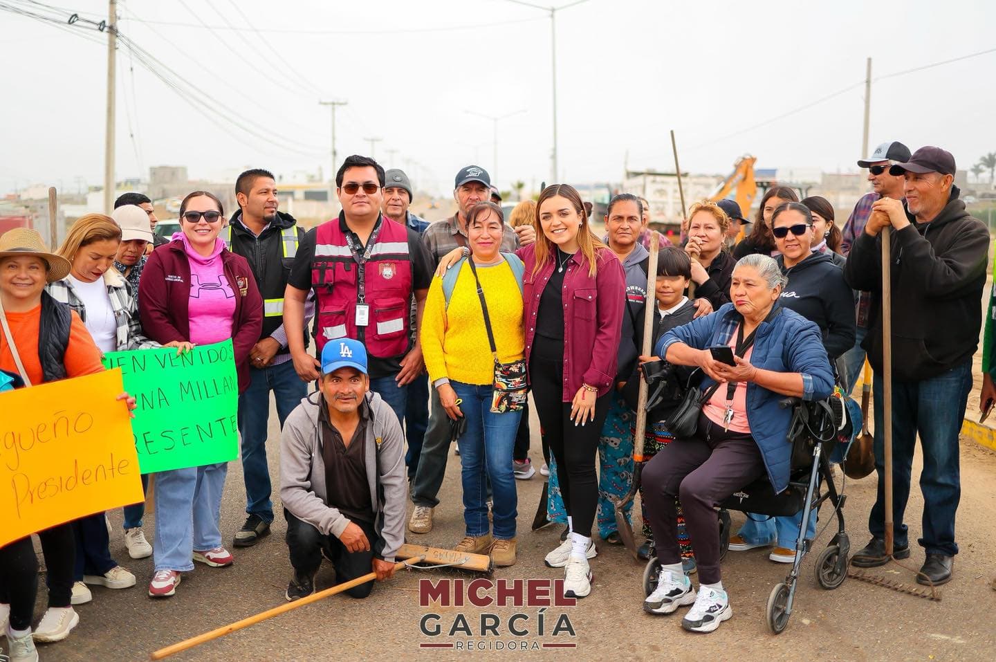 La regidora Michel García supervisó las labores de limpieza y mantenimiento en el Segundo Acceso a Playas como parte del programa “Tijuana: Ciudad Limpia”.
