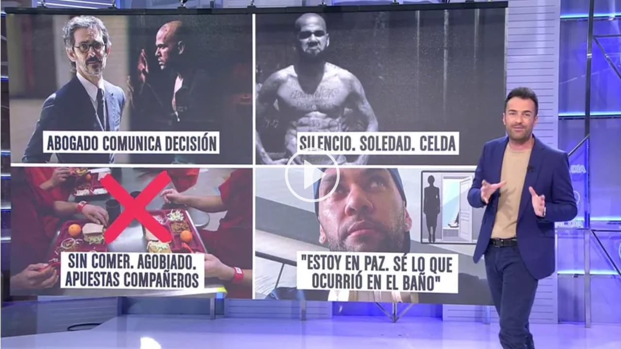 El programa "Cuatro al día" reveló la situación de Dani Alves tras mantenerse en prisión. (Foto: Tomada de internet)