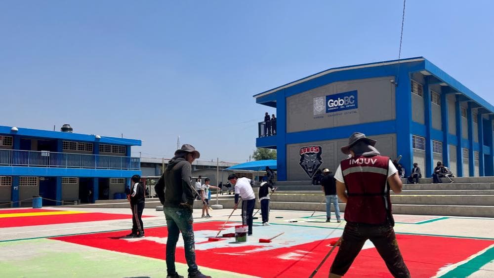 El programa “Territorio Joven” rehabilitó 60 canchas deportivas en Tijuana IFOTO: Cortesia