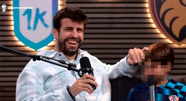 Milán, desmintió lo que su papá estaba diciendo en un programa en directo.