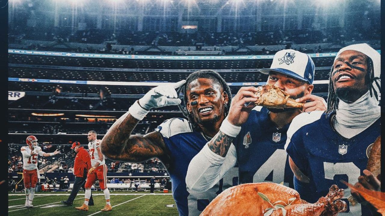 Pie de foto: Dak Prescott y Patrick Mahomes protagonizaron un duelo de alto voltaje en el tradicional juego de Thanksgiving Day.