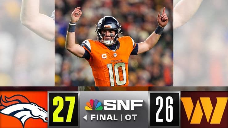 R. Harvey abrió el tiempo extra con el touchdown que marcó la diferencia para Denver.